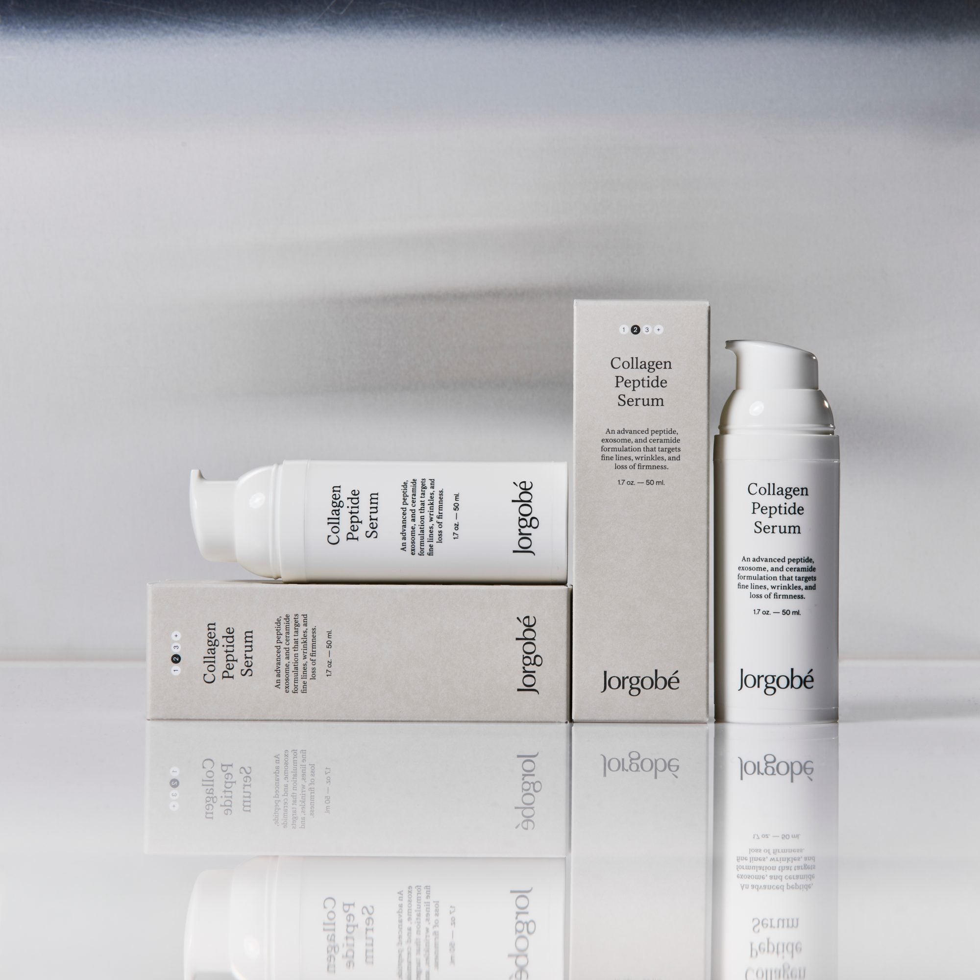 Collagen Peptide Serum 50 ml, produkt och förpackning